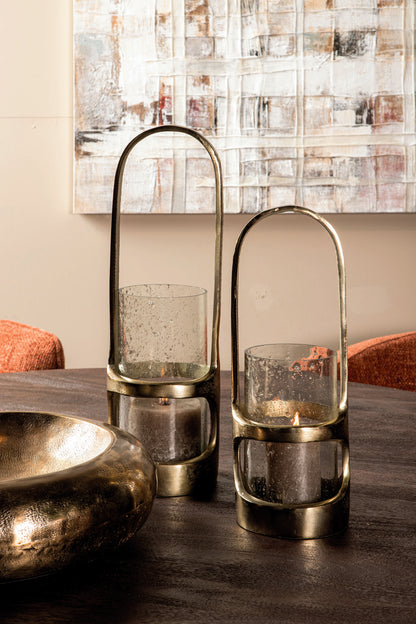 Lantern Rahana L - 15x15x49 cm - Aluminum - Gold PTMD