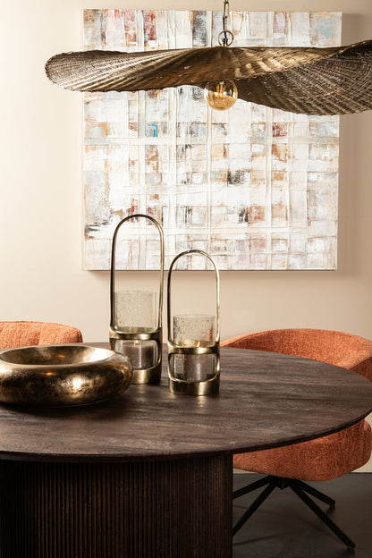 Lantern Rahana L - 15x15x49 cm - Aluminum - Gold PTMD