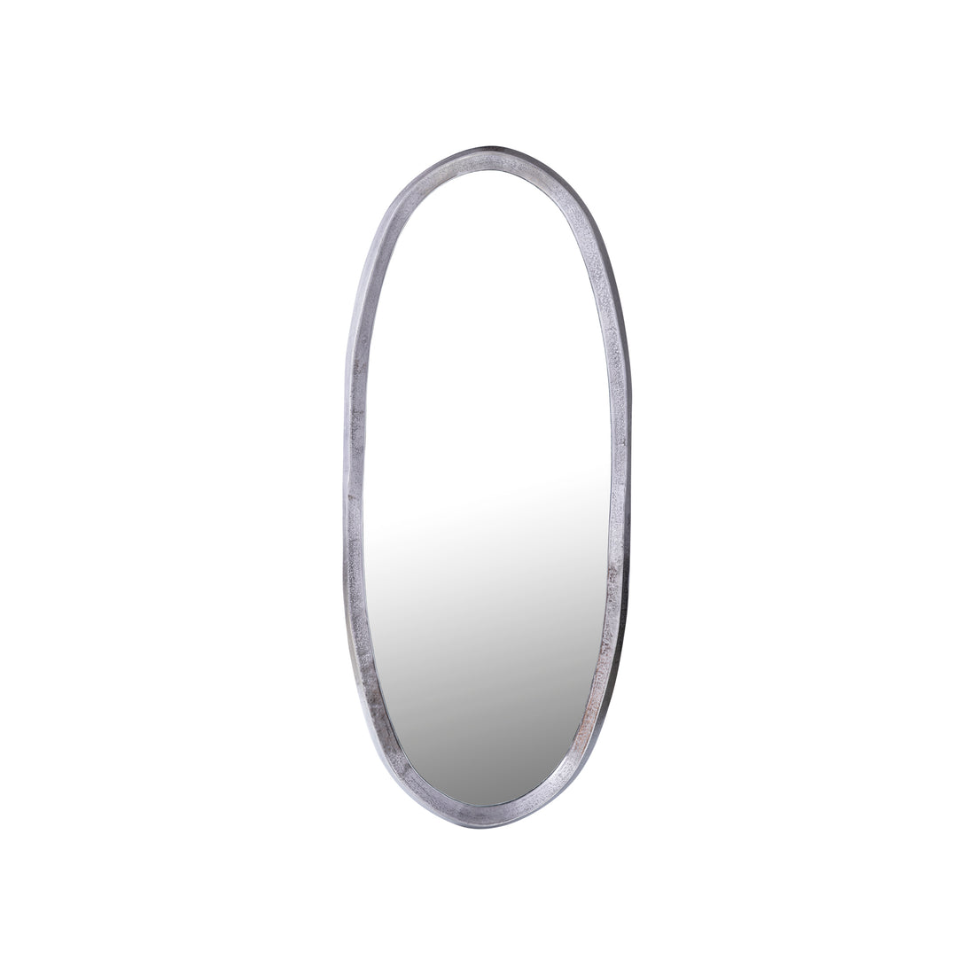 Limera Nickel Aluminum Oval Mirror Irregular Border S 50x3.5x120cm PTMD