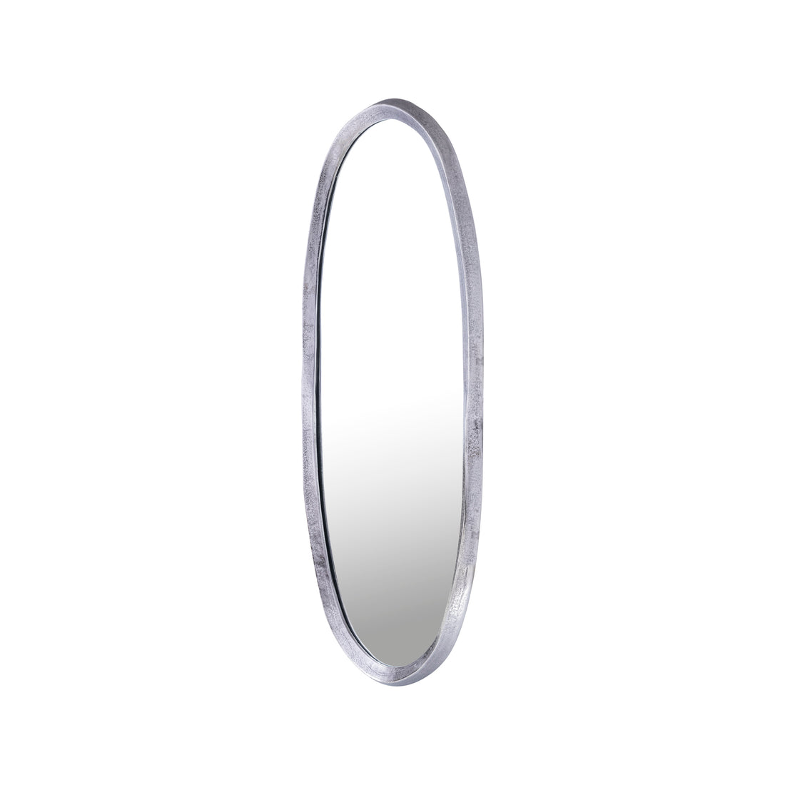 Limera Nickel Aluminum Oval Mirror Irregular Border S 50x3.5x120cm PTMD