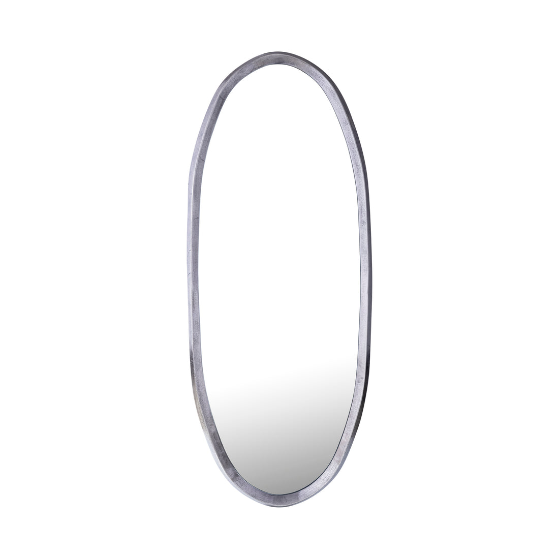 Limera Nickel Aluminum Oval Mirror Irregular Border M 60x3.5x150cm PTMD