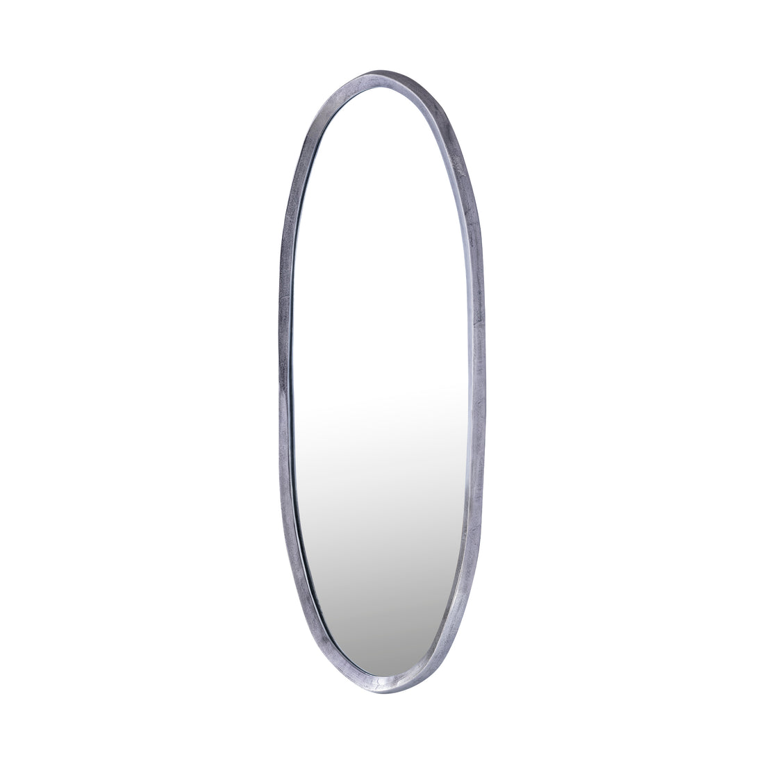Limera Nickel Aluminum Oval Mirror Irregular Border M 60x3.5x150cm PTMD
