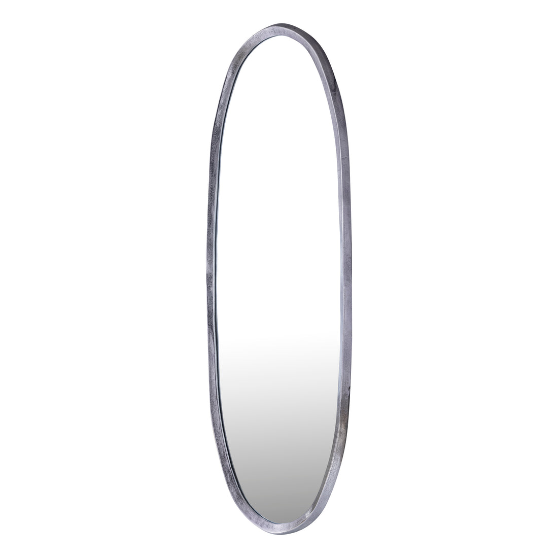 Limera Nickel Aluminum Oval Mirror Irregular Border L 61x3.5x178cm PTMD