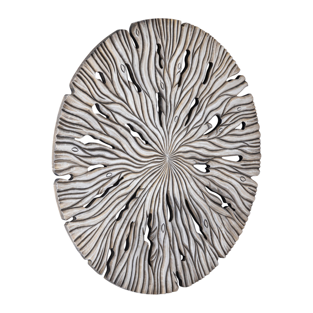 Wall panel Bonte L - 120x2x120 cm - MDF - Cream PTMD