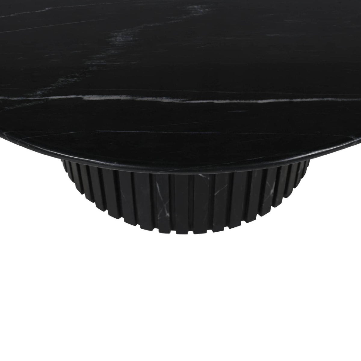 Coffee table Neelim - 91x91x41 cm - Marble - Black PTMD