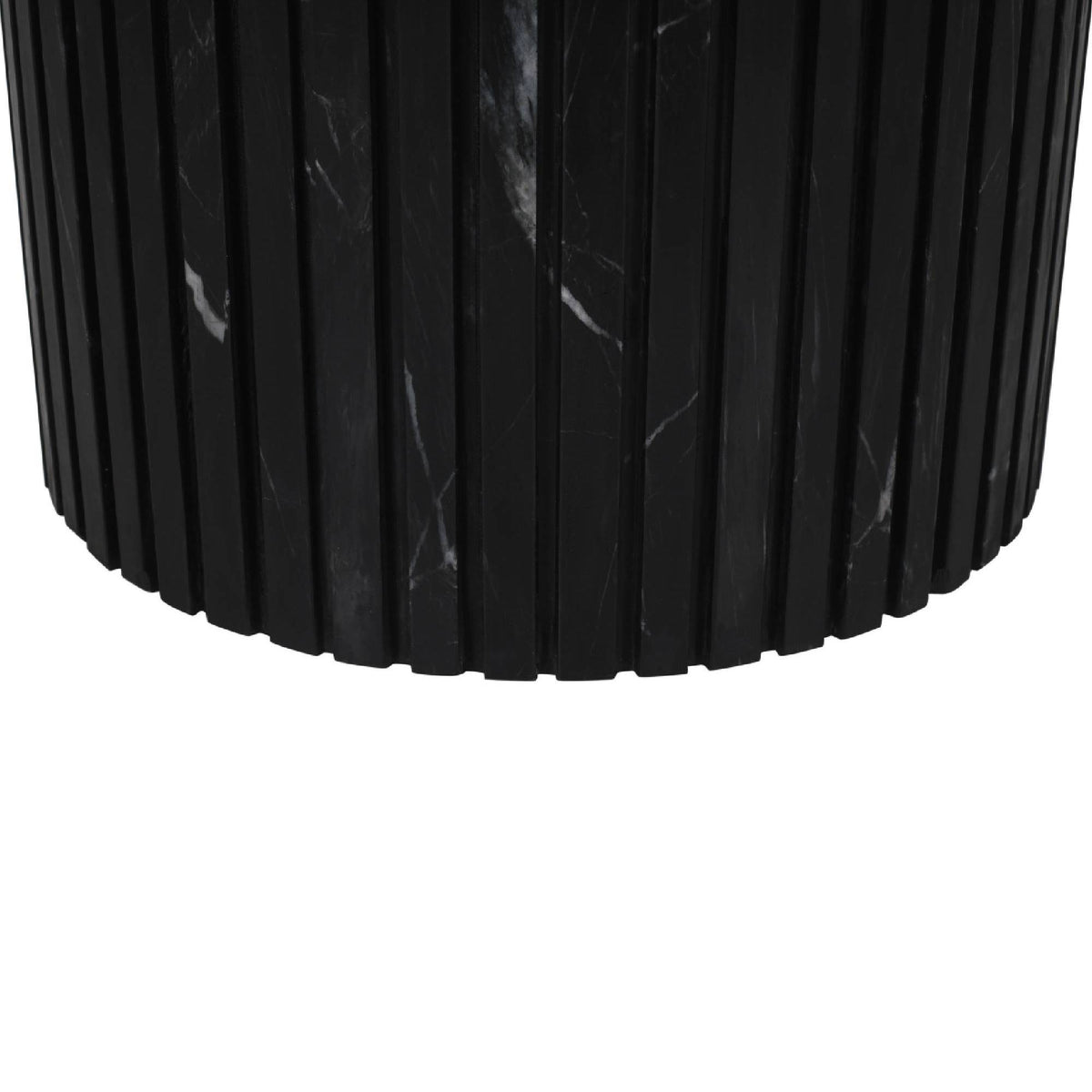 Coffee table Neelim - 91x91x41 cm - Marble - Black PTMD