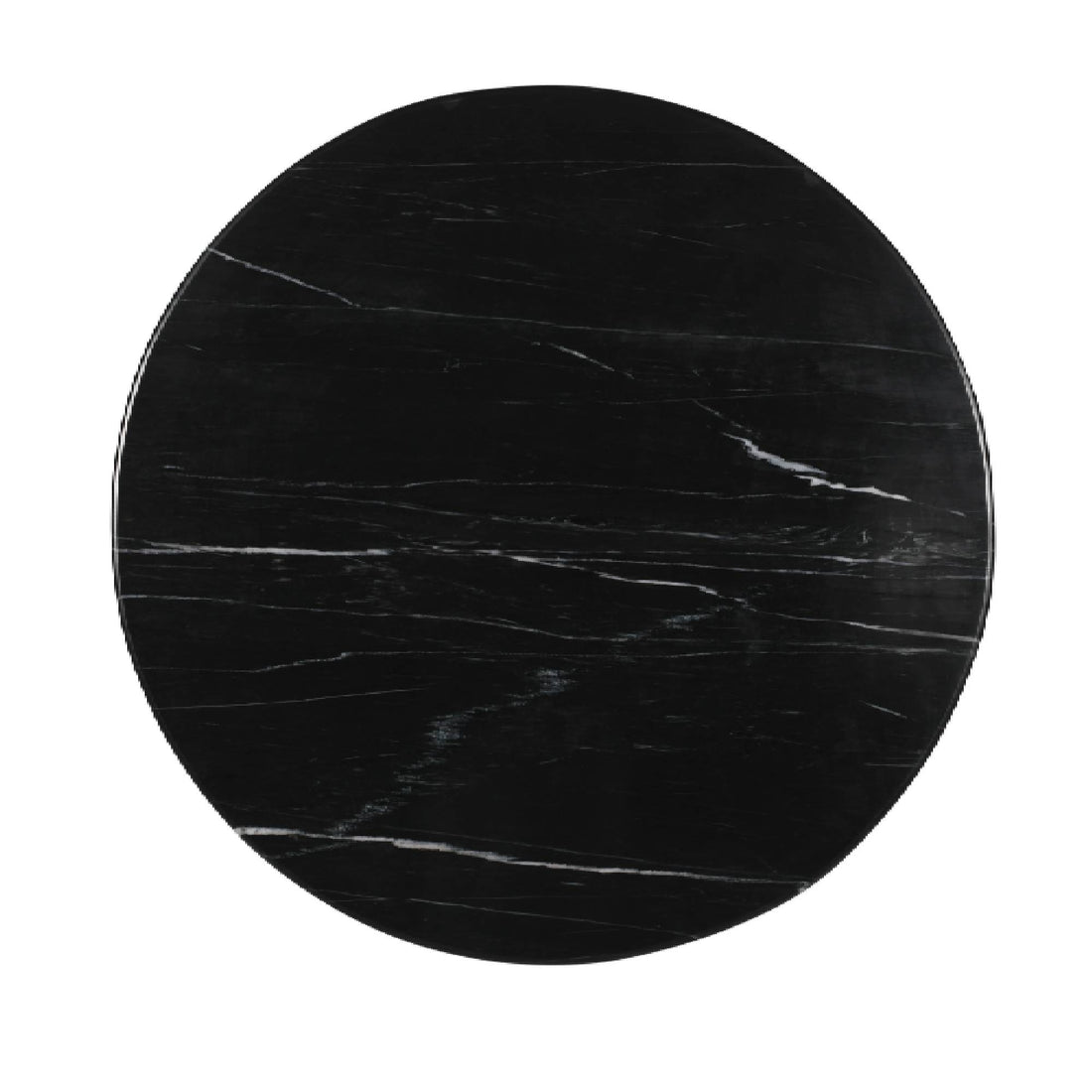 Coffee table Neelim - 91x91x41 cm - Marble - Black PTMD