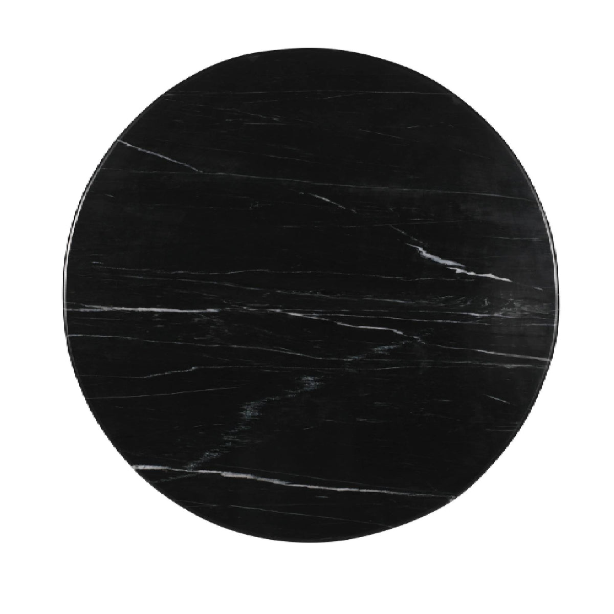 Coffee table Neelim - 91x91x41 cm - Marble - Black PTMD