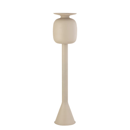 Dainah Cream iron pot on long stand Large PTMD