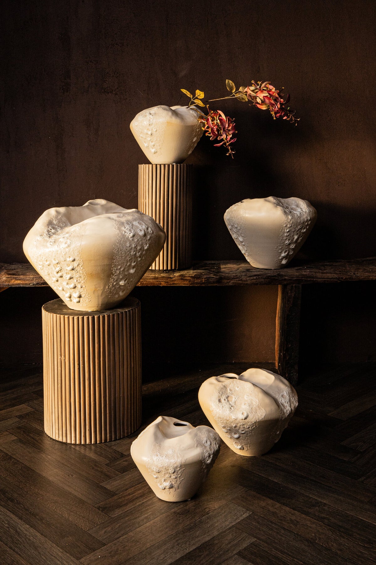 Dangelo Cream Ceramic Vase Extra Large PTMD