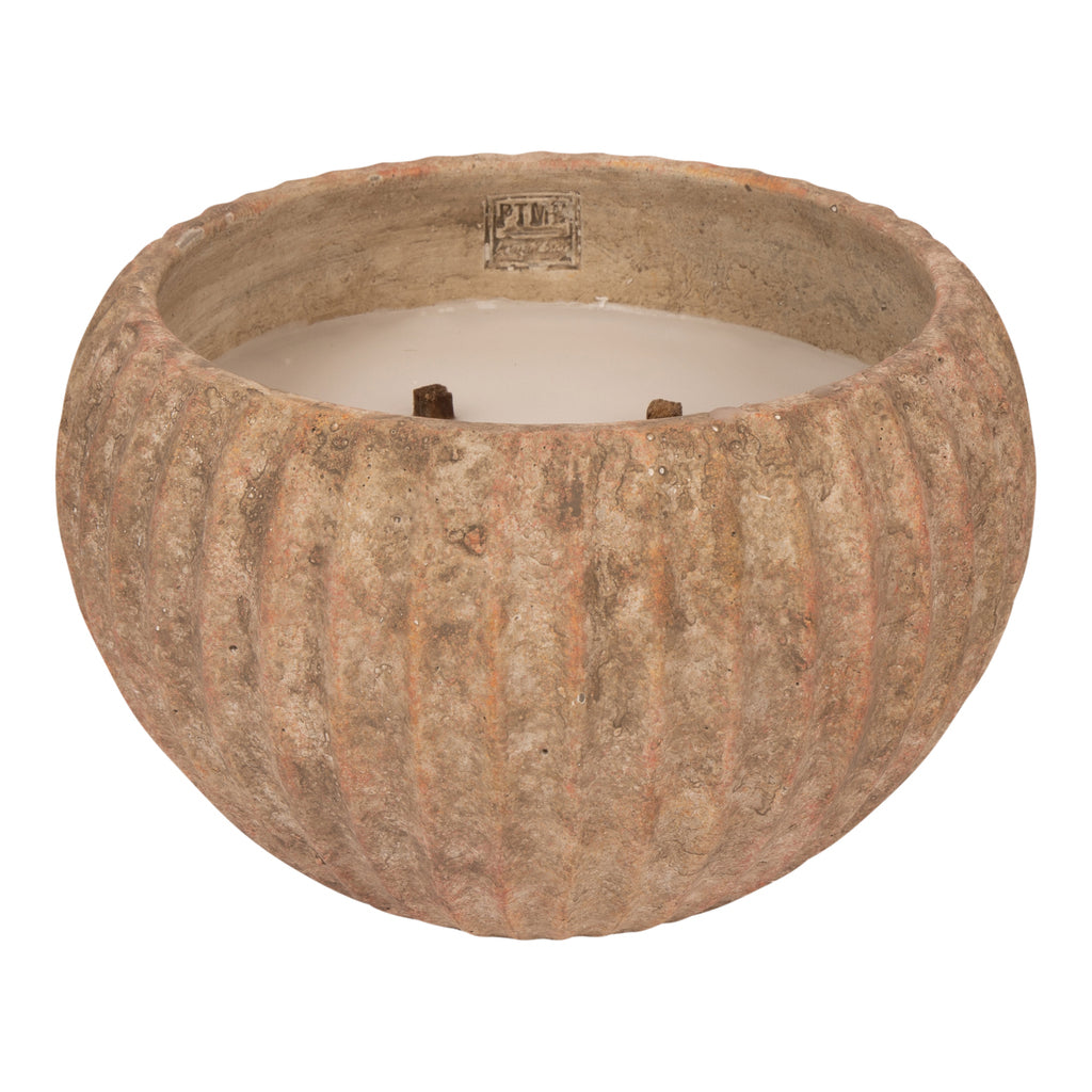 Yasmeene Cement Outdoor Candle Brown Ø29cm PTMD