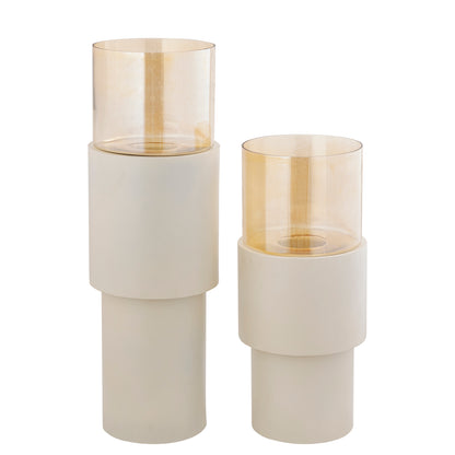Soon Cream iron floor stormlight luster glass S PTMD