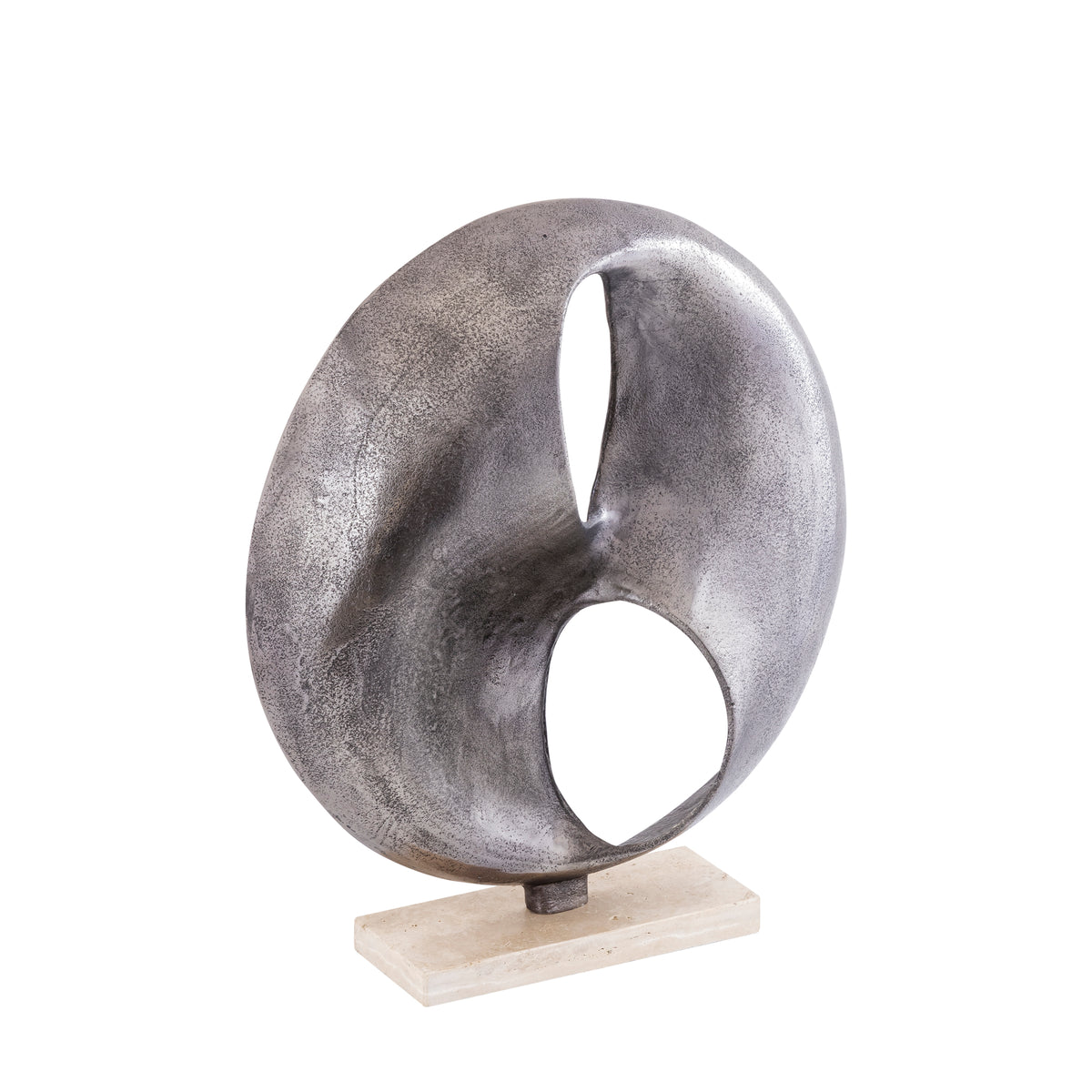 Deco Object Deuie - 45x10x50 cm - Aluminium - Silver PTMD