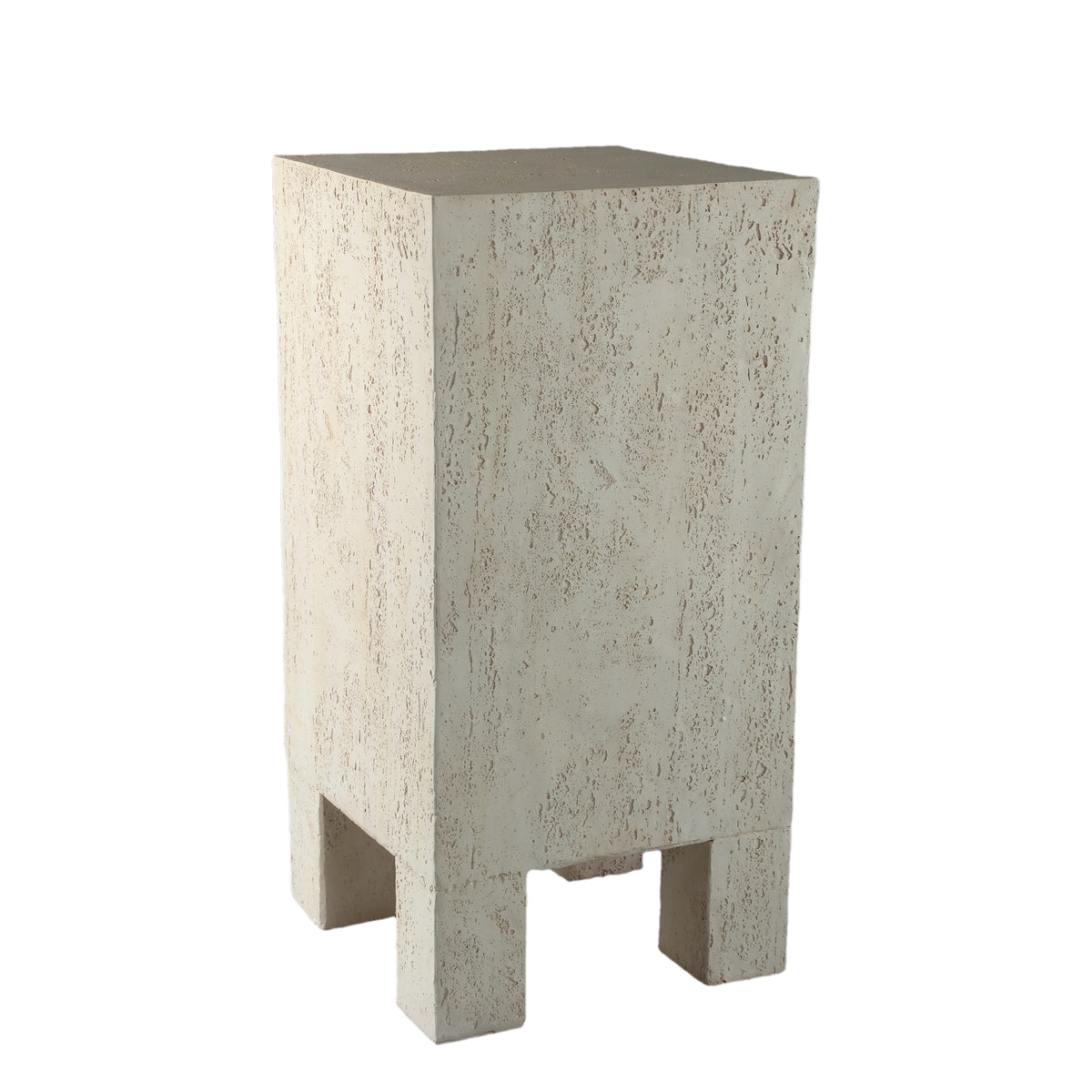 Chandar Cream MgO rectangle sidetable PTMD