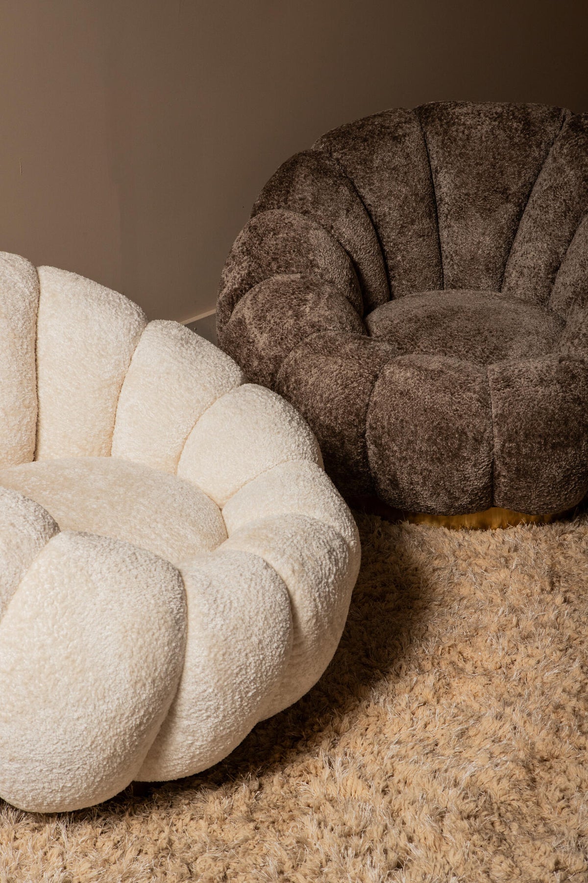Swivel Armchair Daisy Cream Euphoria PTMD