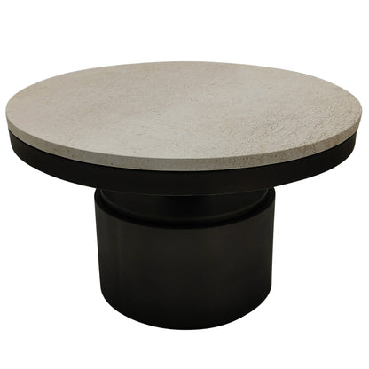 Bregt Low Coffee Table Beige Marble PTMD