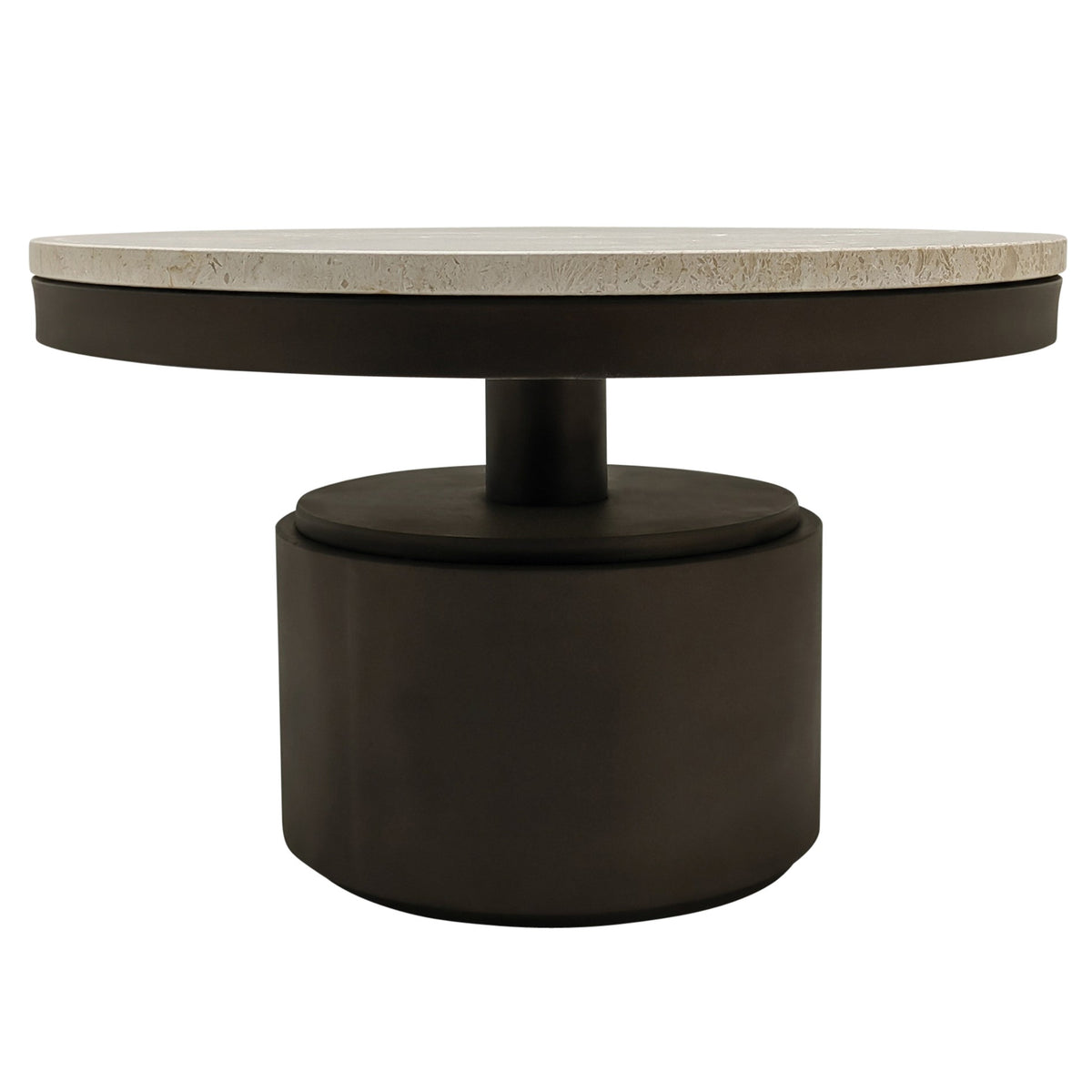 Bregt Low Coffee Table Beige Marble PTMD
