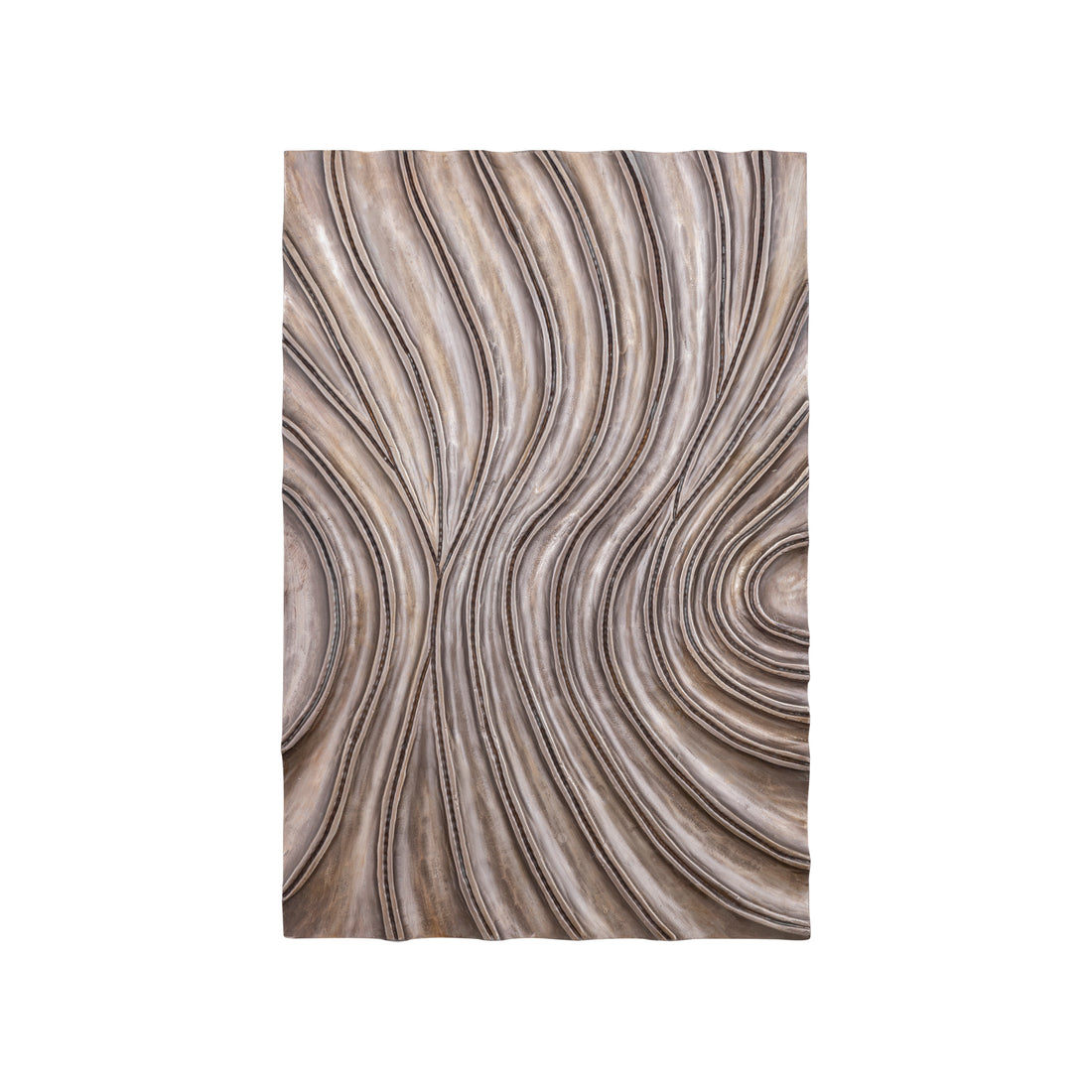 Reddie Wavvy Brown Glossy Wall Panel Small 60x90cm PTMD