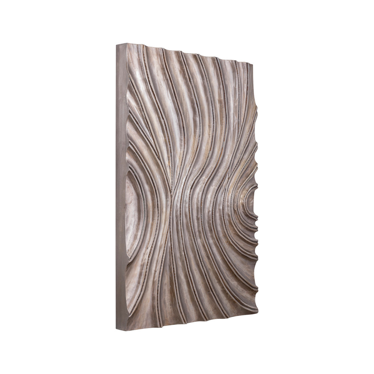 Reddie Wavvy Brown Glossy Wall Panel Small 60x90cm PTMD