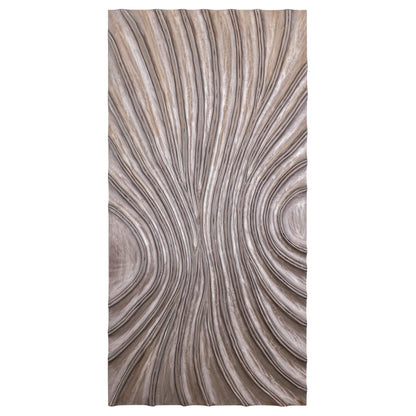 Reddie Wavvy Brown Glossy Wall Panel Large 80x160cm PTMD