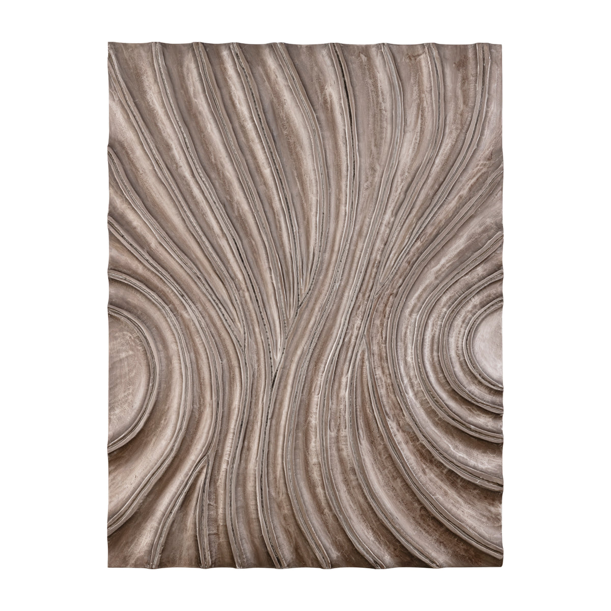 Reddie Wavvy Brown Glossy Wall Panel Medium 90x120cm PTMD