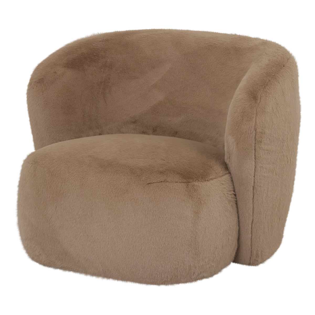 Armchair Aphrodite Mocha Fur PTMD