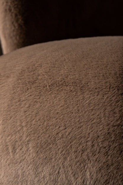 Armchair Aphrodite Mocha Fur PTMD
