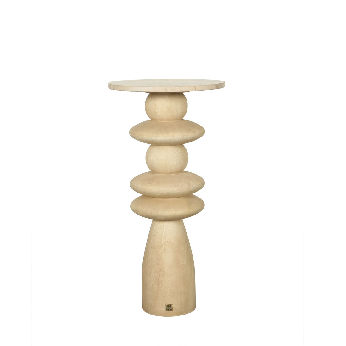 Side table Callain Natural Mango Wood Marble PTMD
