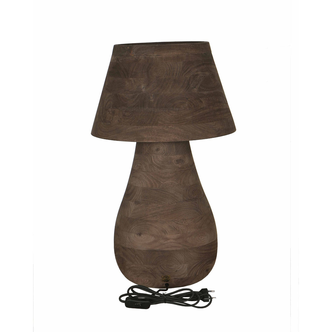 Table Lamp Peake Brown Mango Wood Large PTMD