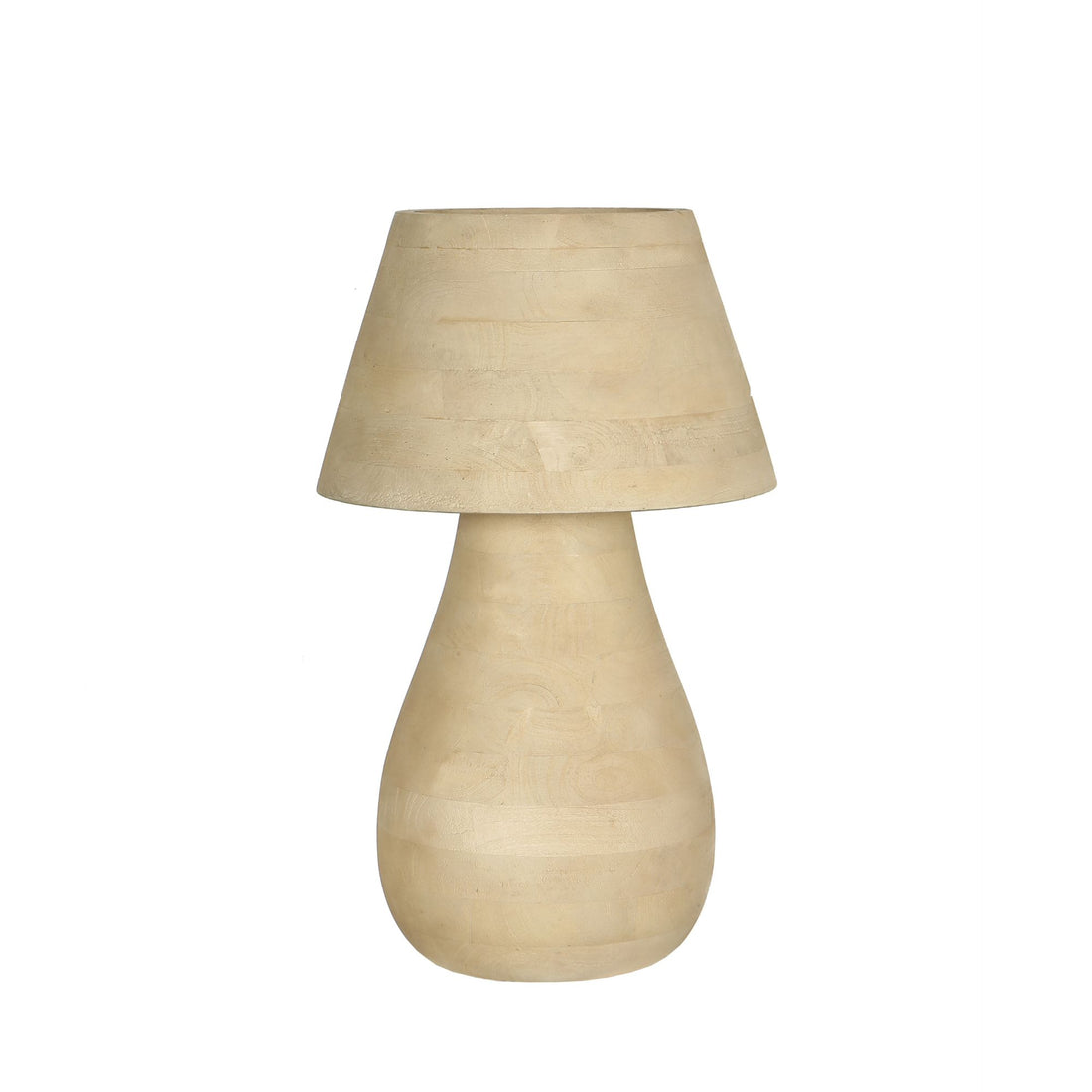 Table Lamp Peake Natural Mango Wood Large PTMD