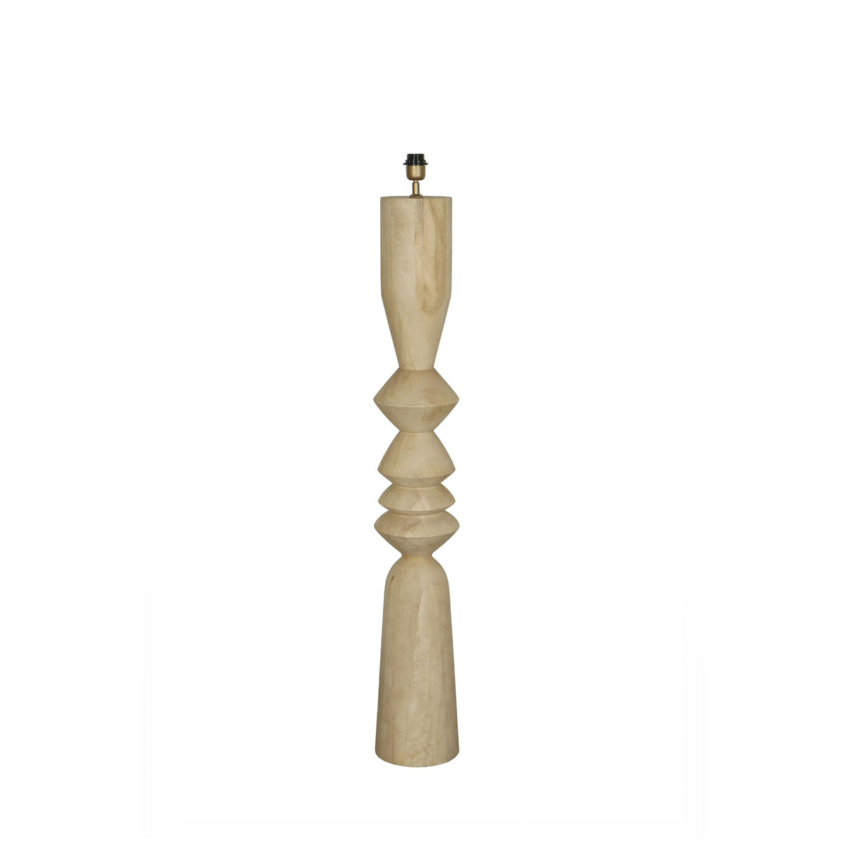 Elaine Floor Lamp Mango Wood Round H130cm PTMD