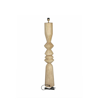 Elaine Floor Lamp Mango Wood Round H130cm PTMD