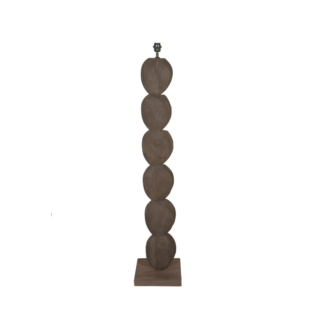 Floor Lamp Kodey Brown Mango Wood Base PTMD