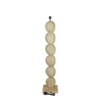 Floor Lamp Kodey Natural Mango Wood Base PTMD