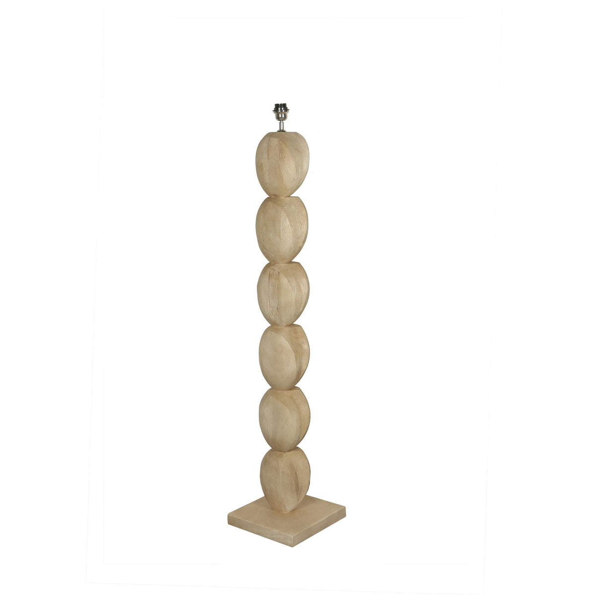 Floor Lamp Kodey Natural Mango Wood Base PTMD