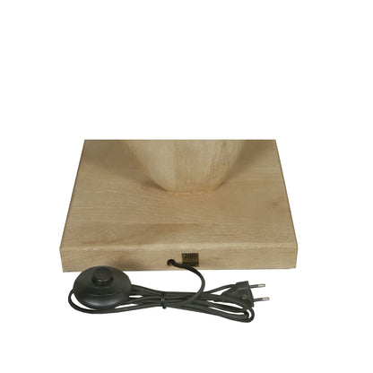 Floor Lamp Kodey Natural Mango Wood Base PTMD