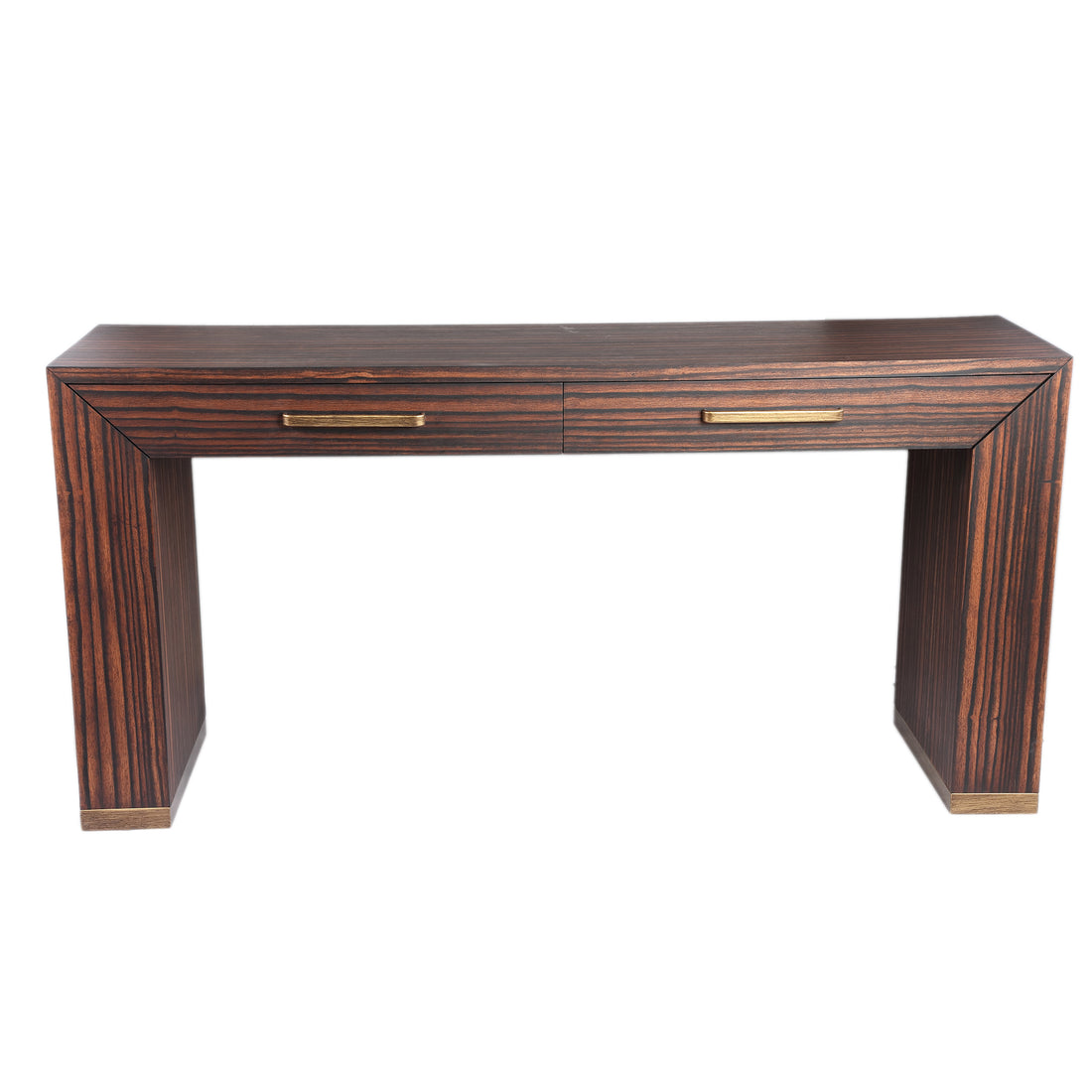 Side table / Desk Tiess Wood 2 Drawers PTMD
