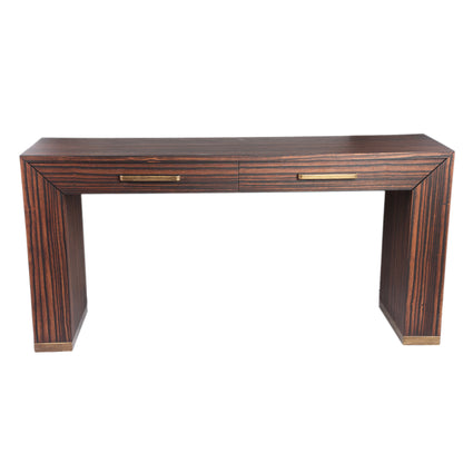 Side table / Desk Tiess Wood 2 Drawers PTMD