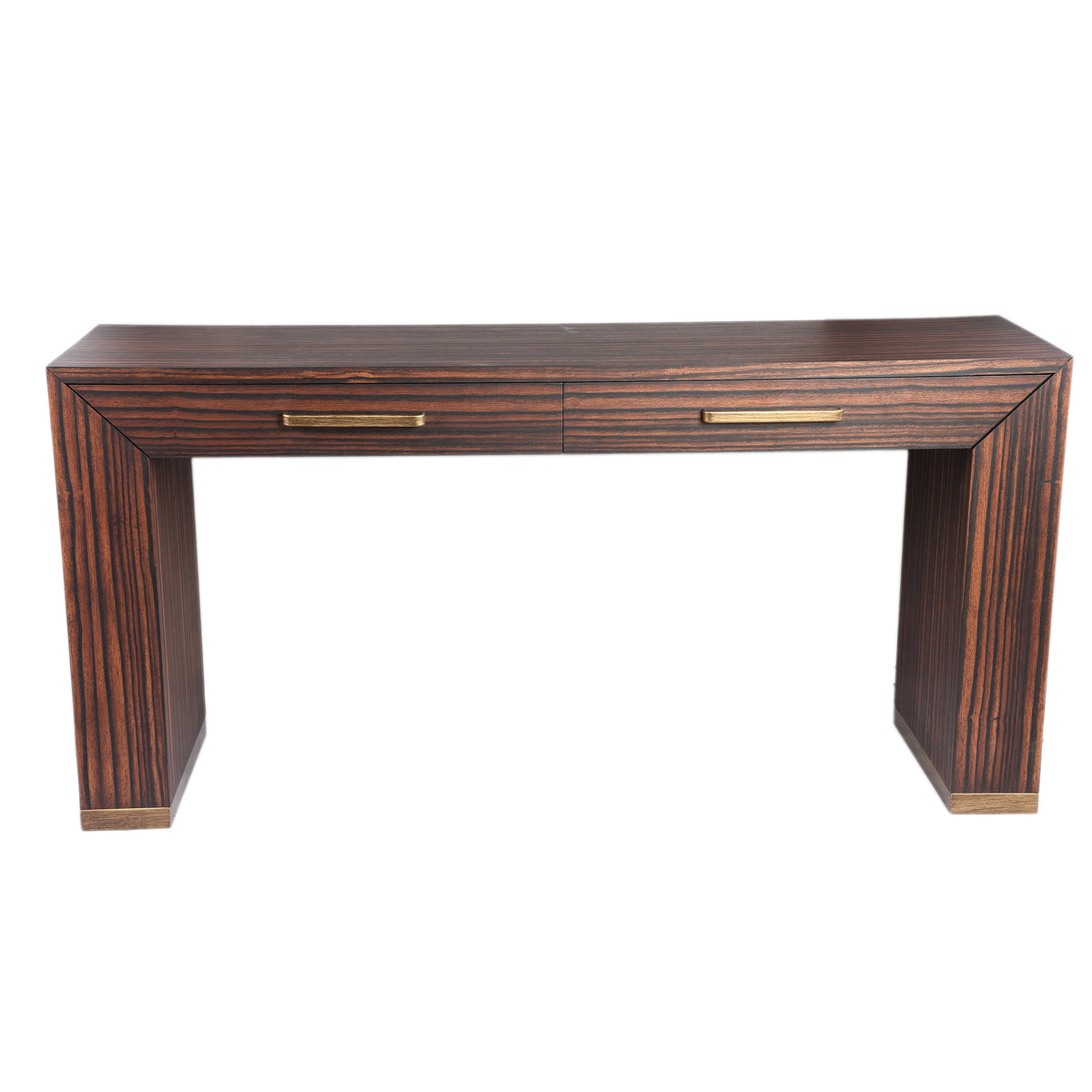 Side table / Desk Tiess Wood 2 Drawers PTMD