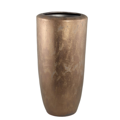 Kyleigh Bronze Round Ceramic Pot Smooth High XL PTMD