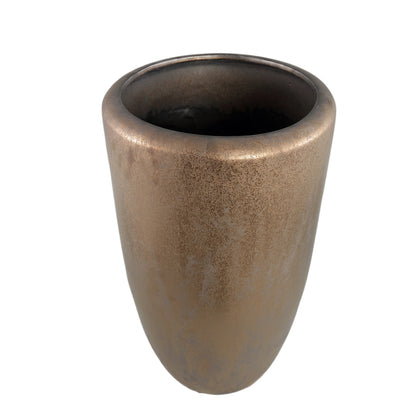 Kyleigh Bronze Round Ceramic Pot Smooth High XL PTMD