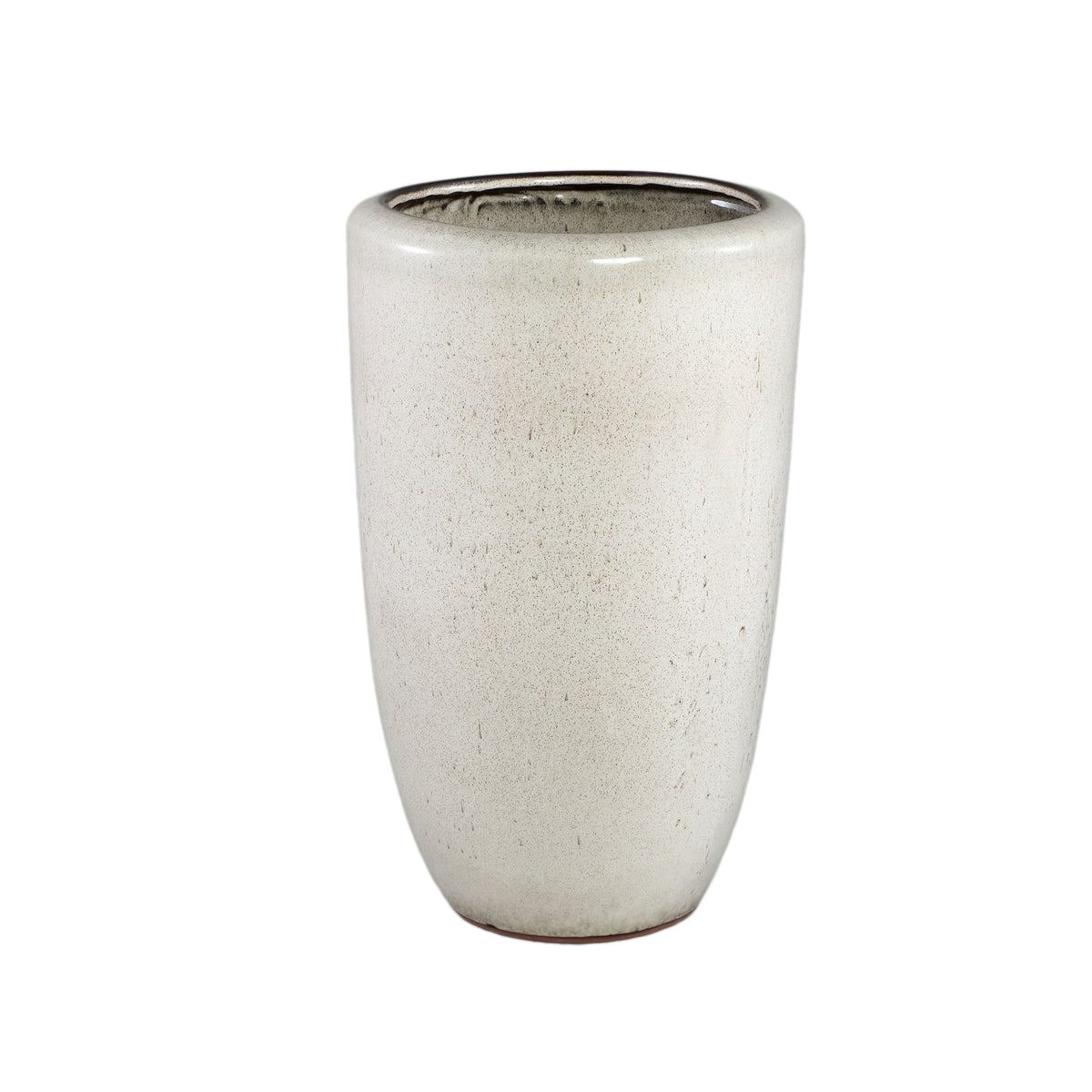 Kyleigh Beige Round Ceramic Pot Smooth High L 35x58 cm PTMD