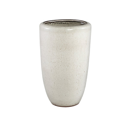 Kyleigh Beige Round Ceramic Pot Smooth High L 35x58 cm PTMD