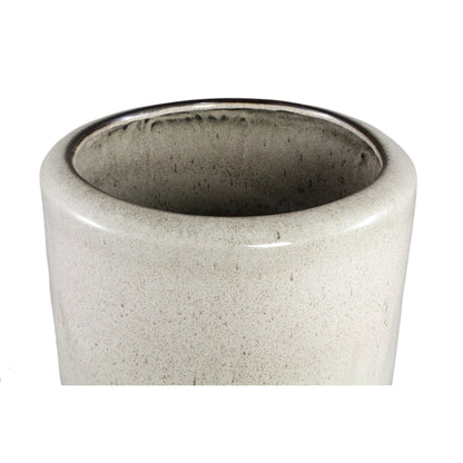 Kyleigh Beige Round Ceramic Pot Smooth High L 35x58 cm PTMD