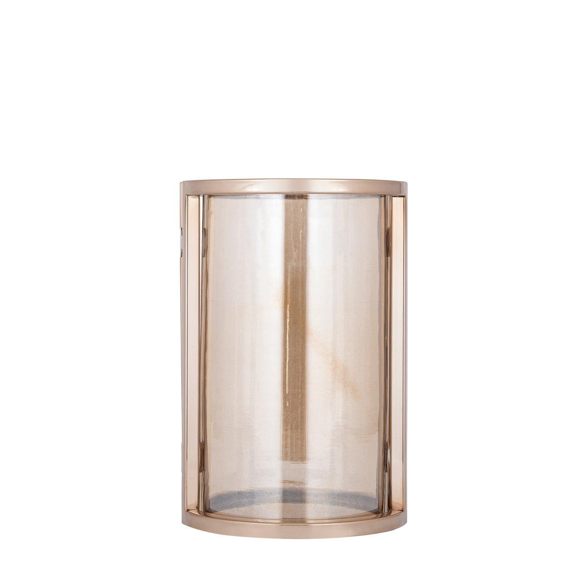 Jarie Brown/Gold Stainless Steel Frame Lantern Small PTMD