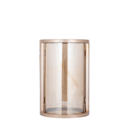 Jarie Brown/Gold Stainless Steel Frame Lantern Small PTMD