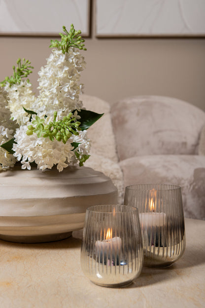 Pot Kody Beige Stone Wash casted alu ribbed pot L PTMD