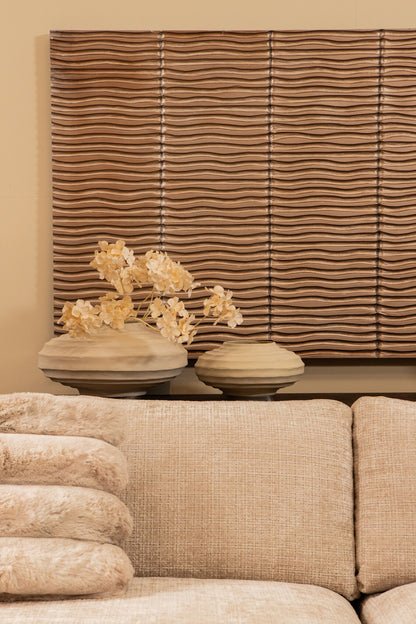 Pot Kody Beige Stone Wash casted alu ribbed pot L PTMD