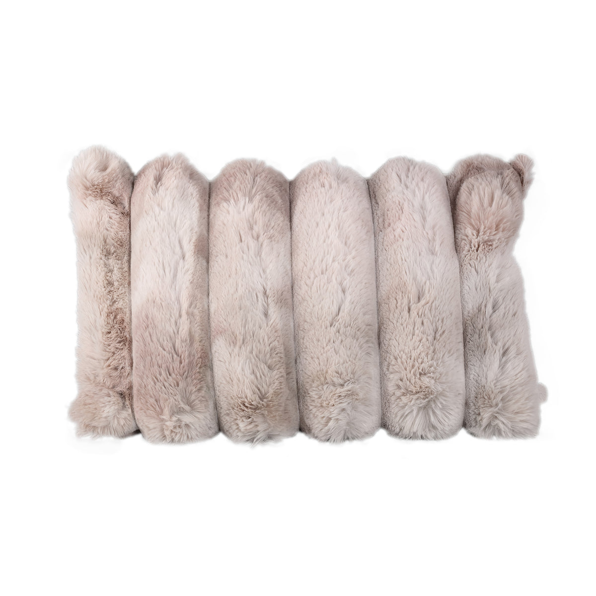 Cushion Divvo Beige Wide Rib Rectangle PTMD