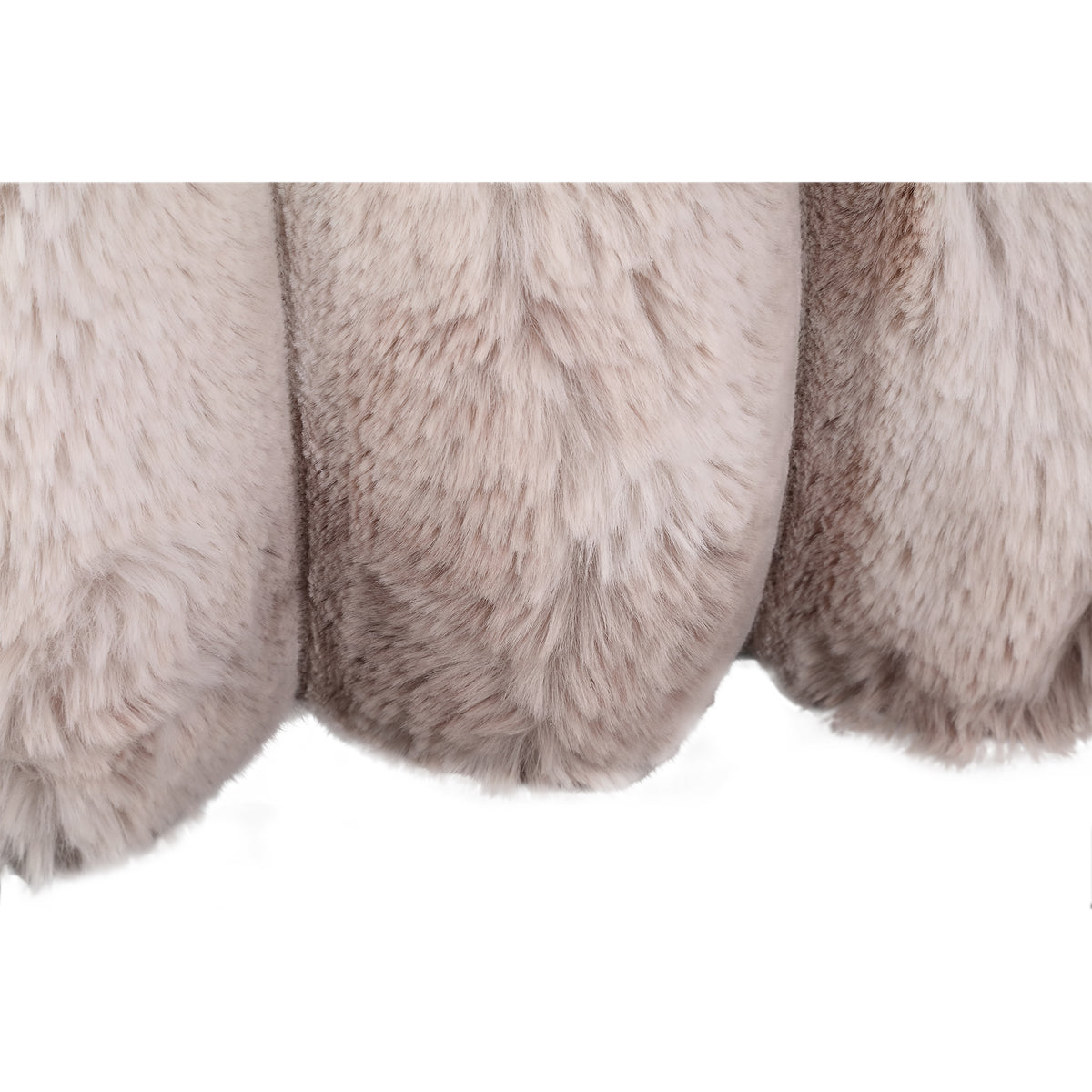 Cushion Divvo Beige Wide Rib Rectangle PTMD